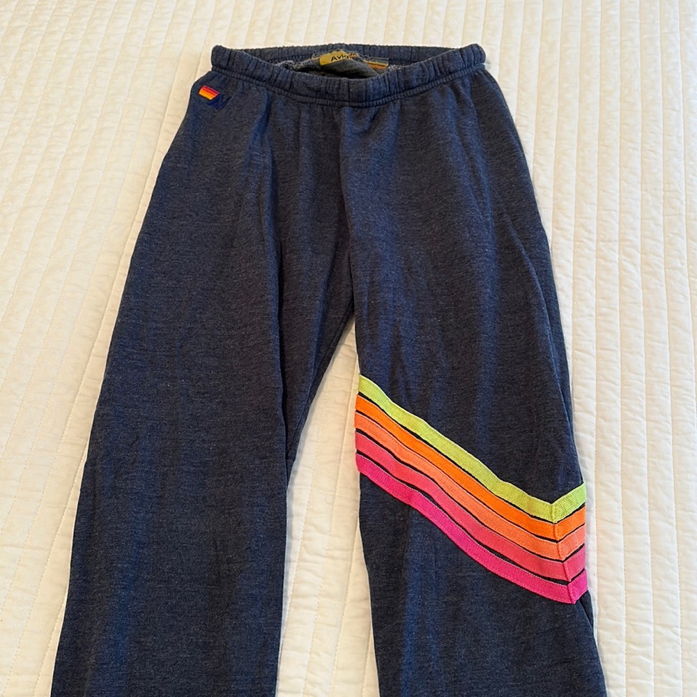 Aviator nation neon stripe pants